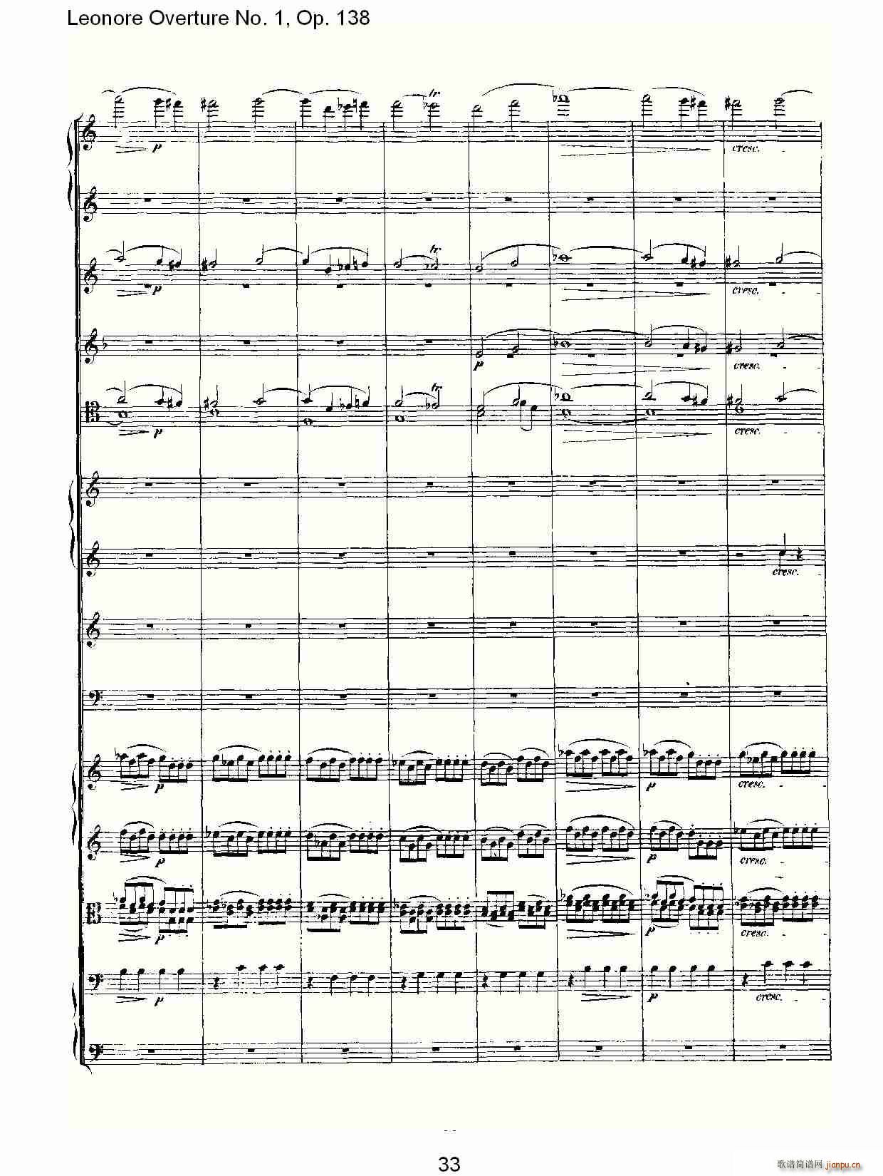 Leonore Overture No. 1, Op. 138(ʮּ)33