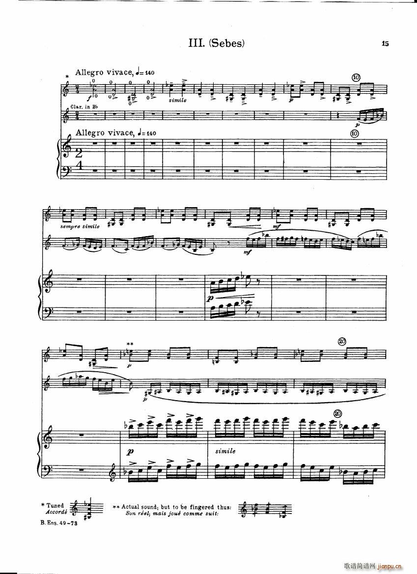 Bartok SZ 111 Contrasts pianoscore()16