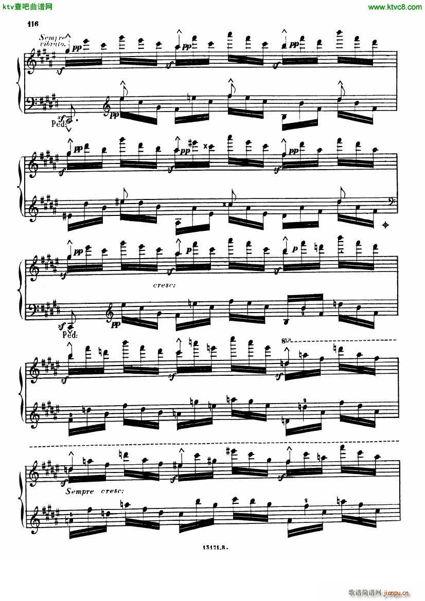Alkan op 39 12 Etudes in Minor Keys no 10(钢琴谱)25