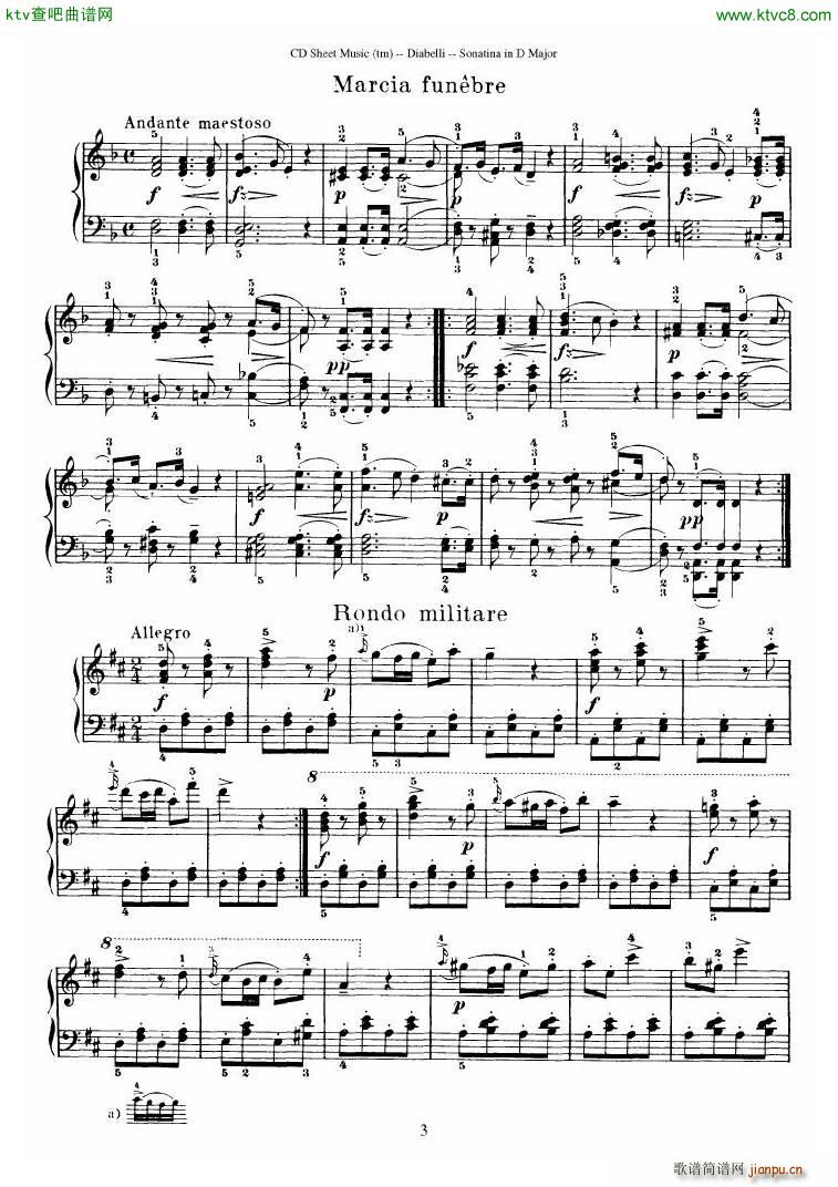 Diabelli Sonatinas Op 168 No 1 7 34P()21