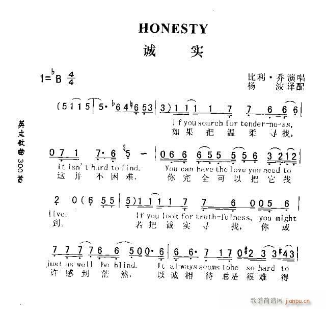 HONESTY(ָ)1