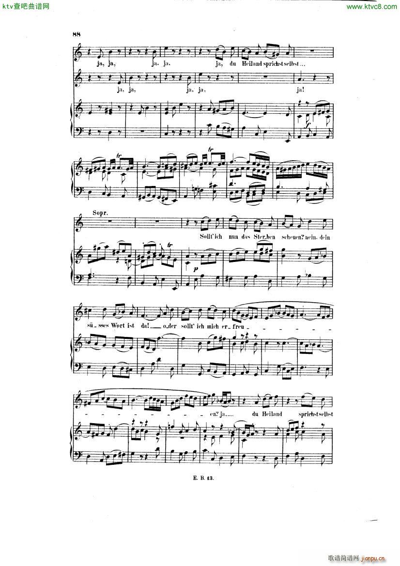 Bach JS BWV 248 Christmas Oratorio No 38 42()6