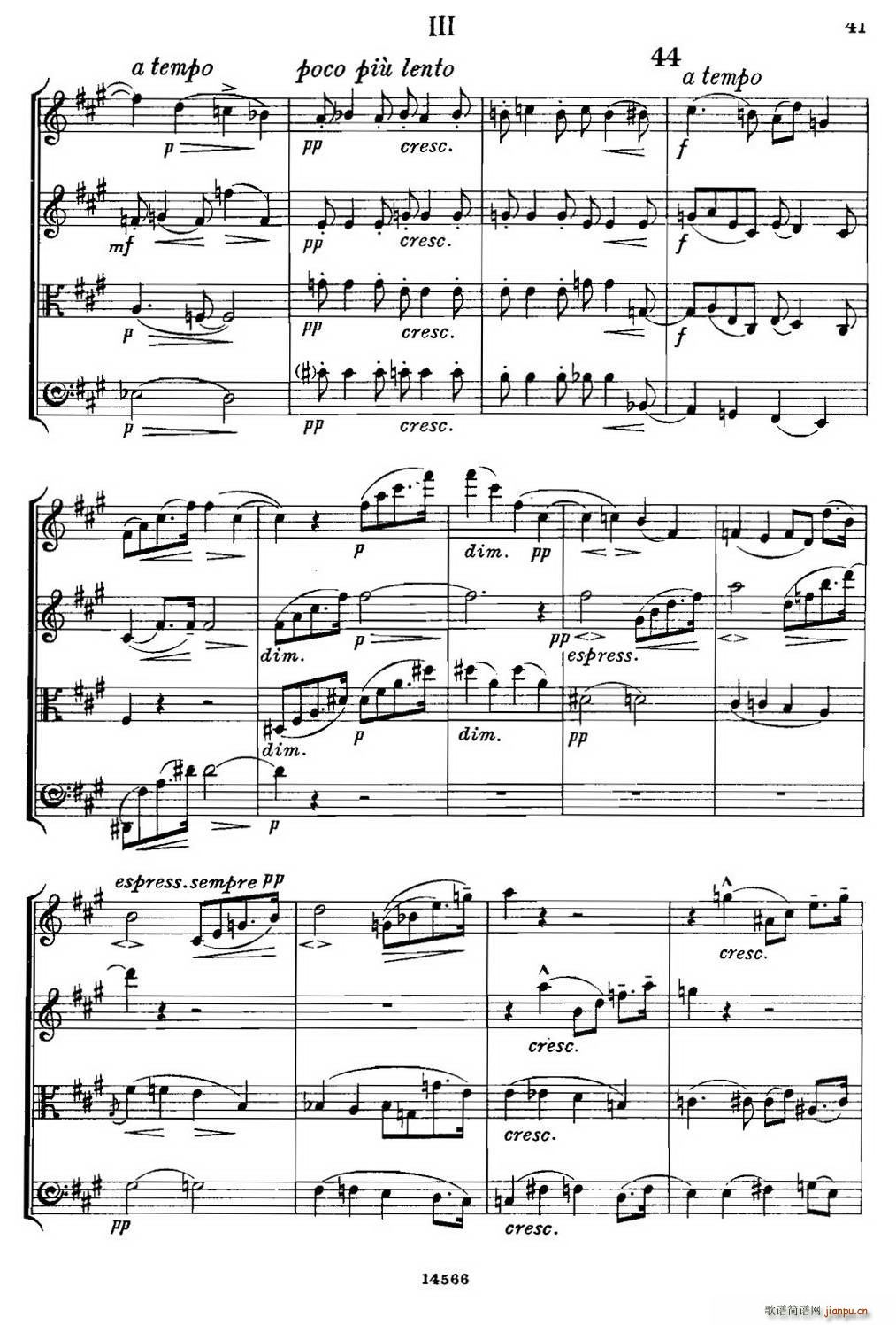 QUARTET Op 83  ()8