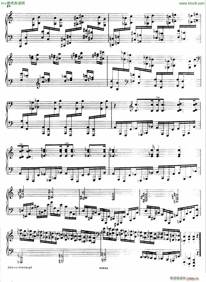 Busoni Etudes 1()18