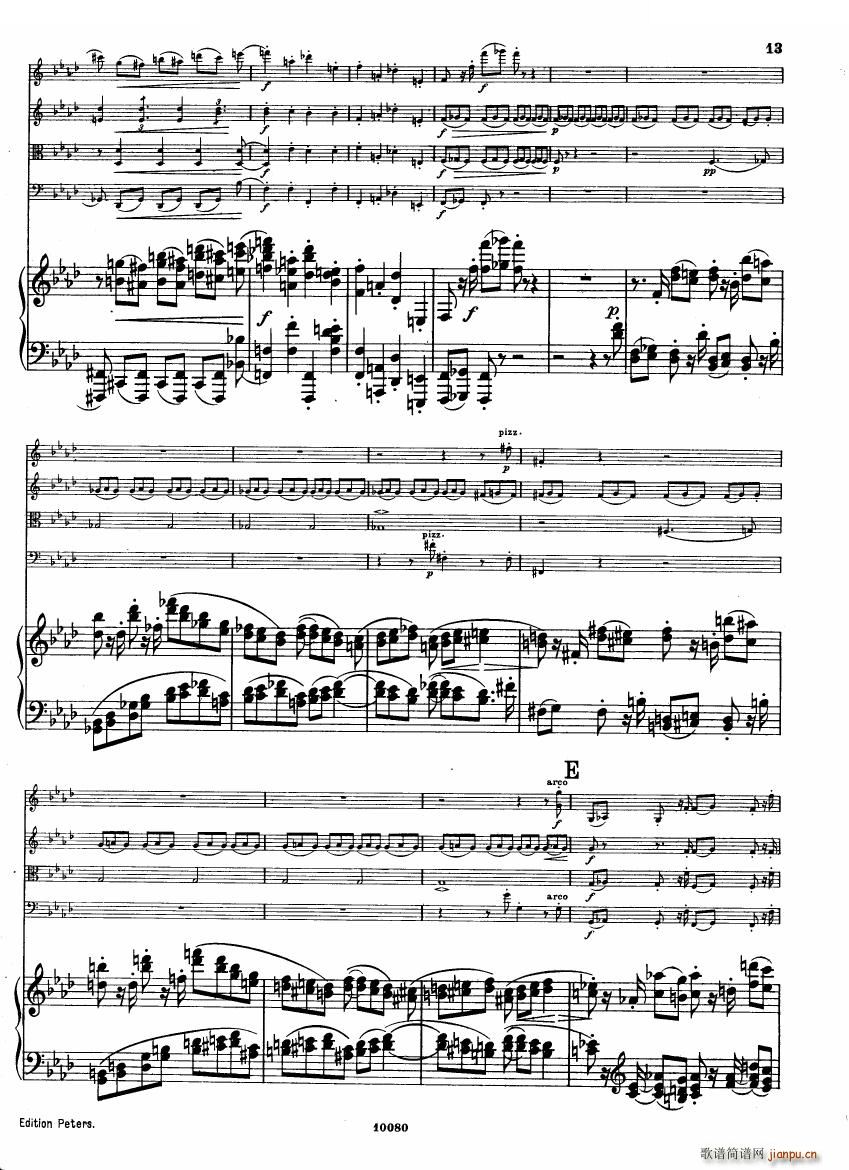 Brahms op 34 Piano Quintet f minor score һ()11