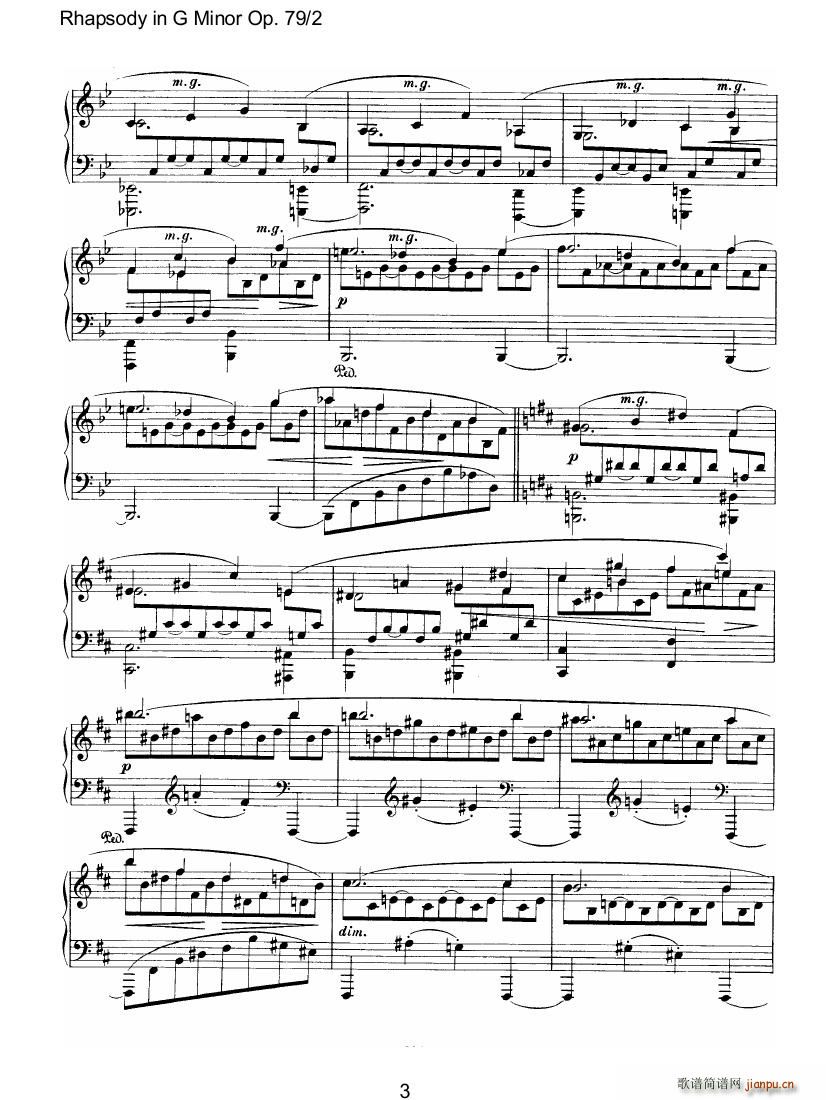 Brahms Rhapsody Op79 2()3