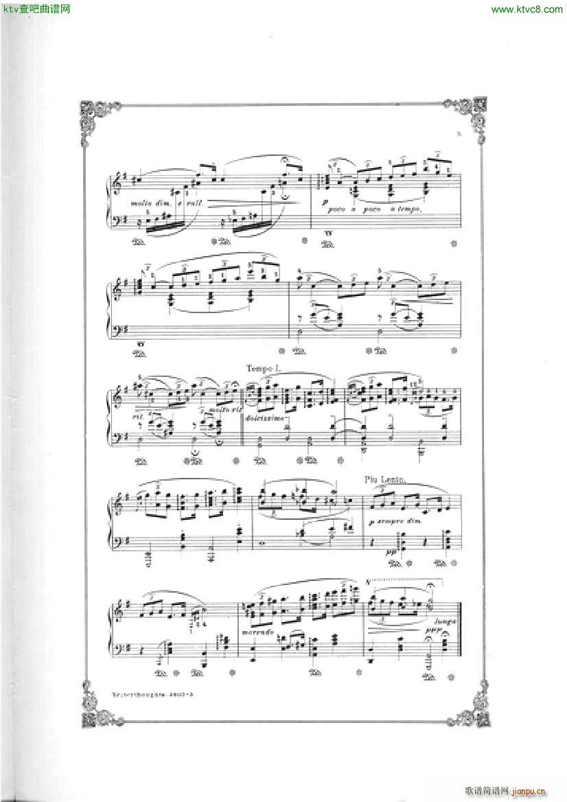 Victor Herbert Six Pieces No 3 Yesterthoughts()3