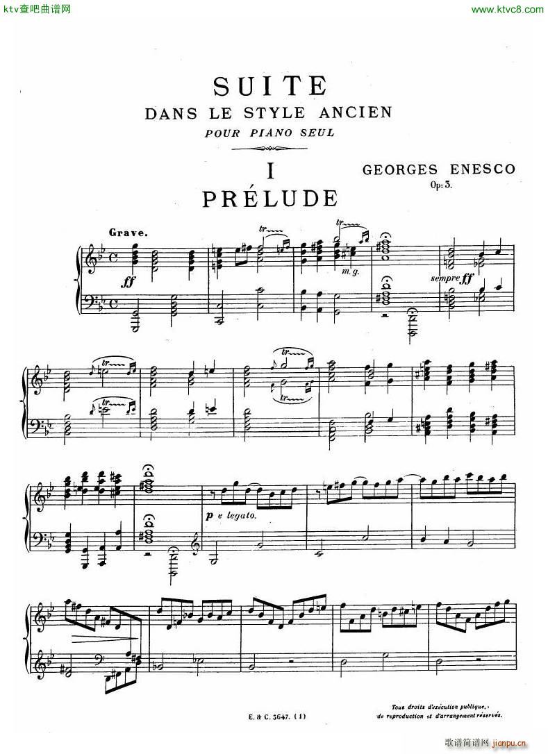 Enesco Op 3 Suite in the old style()1