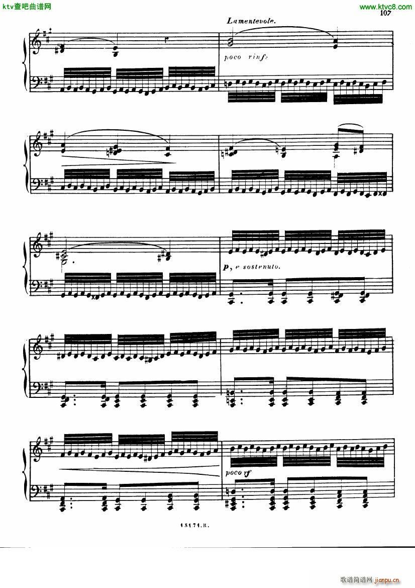 Alkan op 39 12 Etudes in Minor Keys no 10(钢琴谱)16