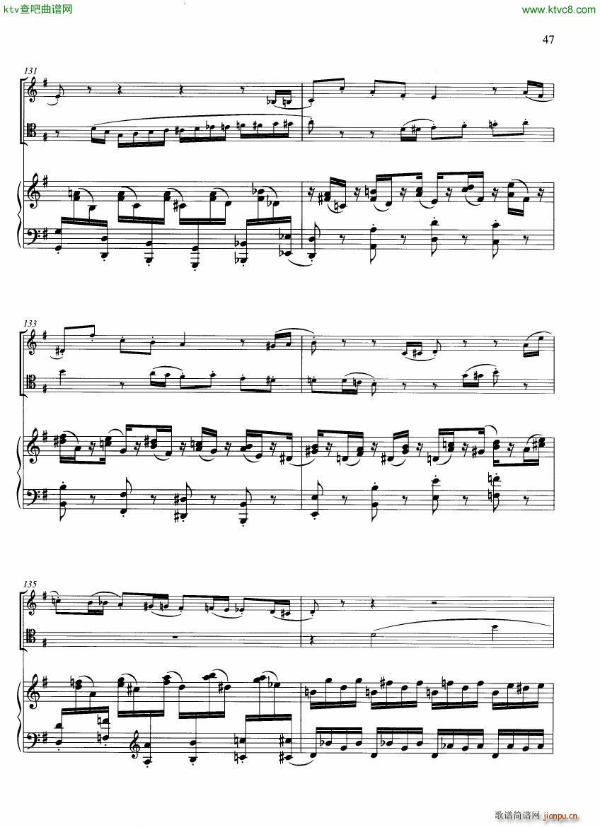 Francaix Trio for oboe bassoon and piano ()20
