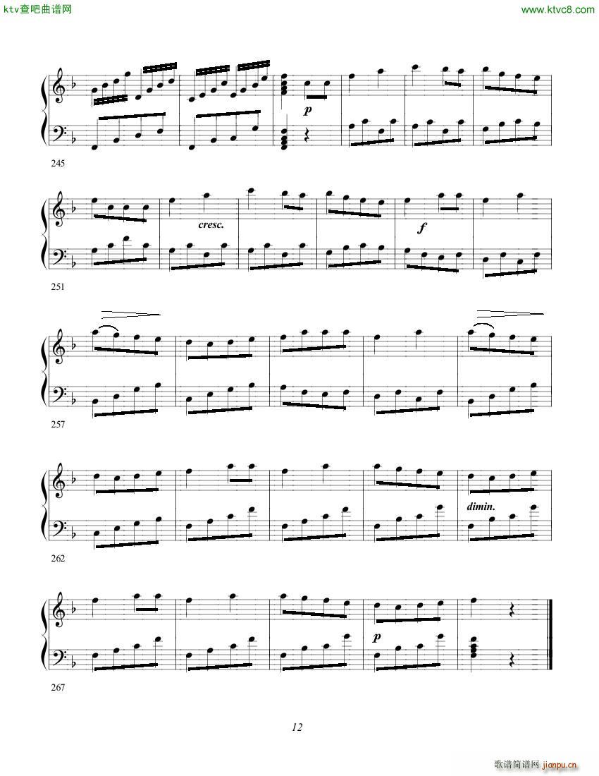 Clementi op 1a No 1 Sonate F major()12
