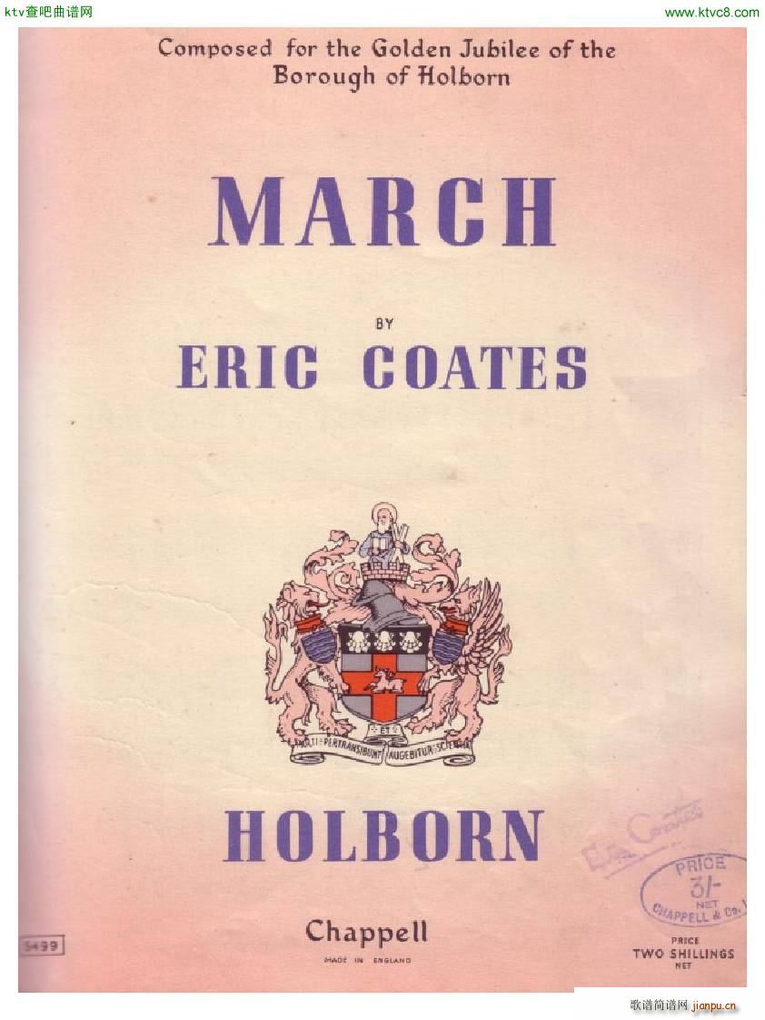 Coates Holborn March()1