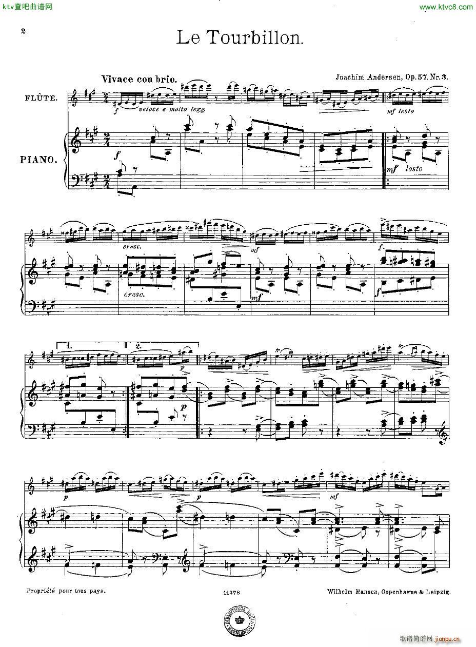 Andersen op 57 Trois Morceaux fl pno()20