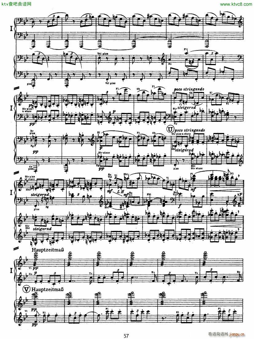 Bruckner Symphony No 4 4 hands arr ()6