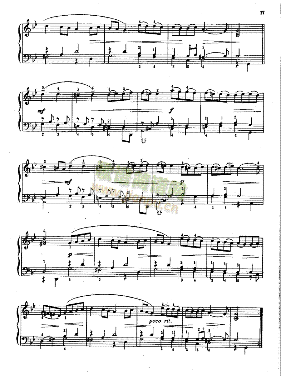 巴赫初级钢琴曲集键盘类钢琴(其他乐谱)16
