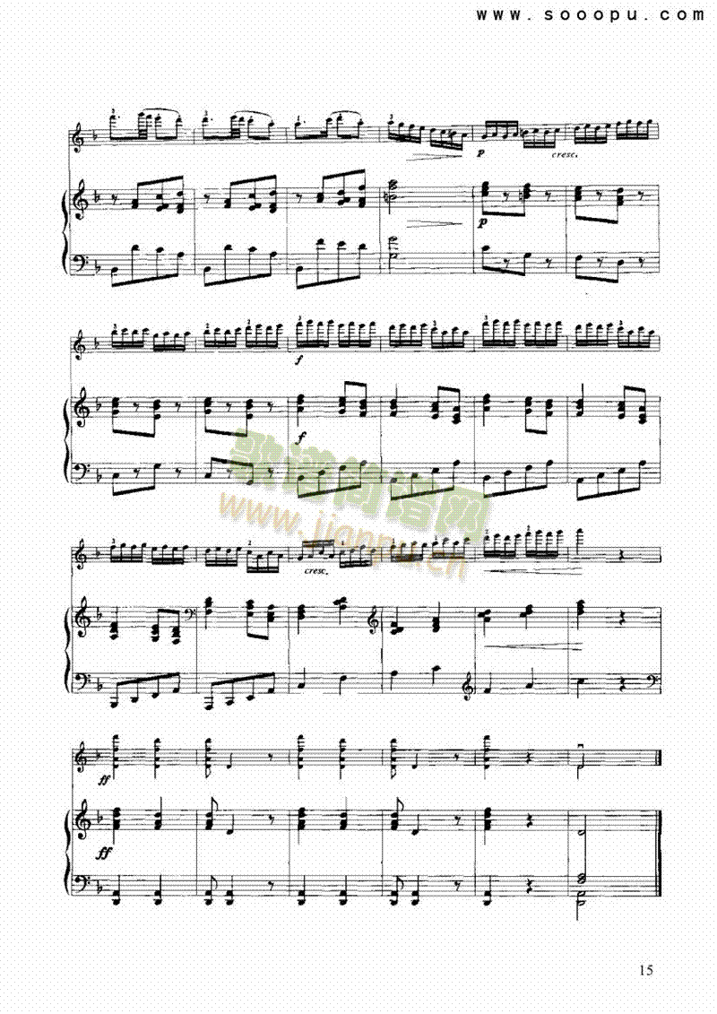 回旋曲弦乐类小提琴(其他乐谱)15