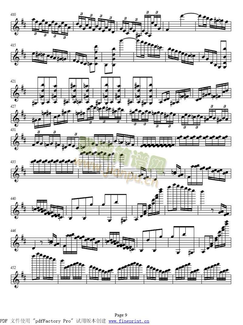 帕格尼尼小提琴协奏曲610