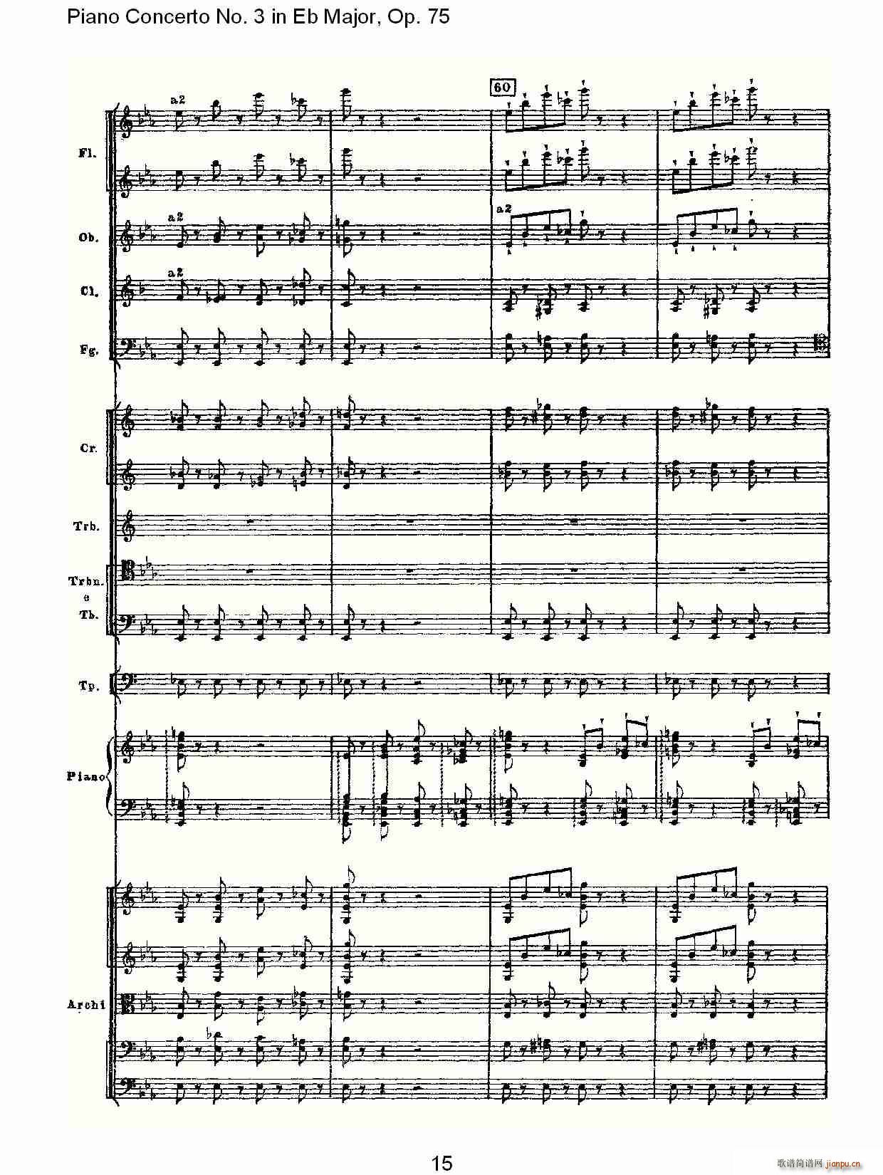 Piano Concerto No.3 in Eb Major,Op.75()15