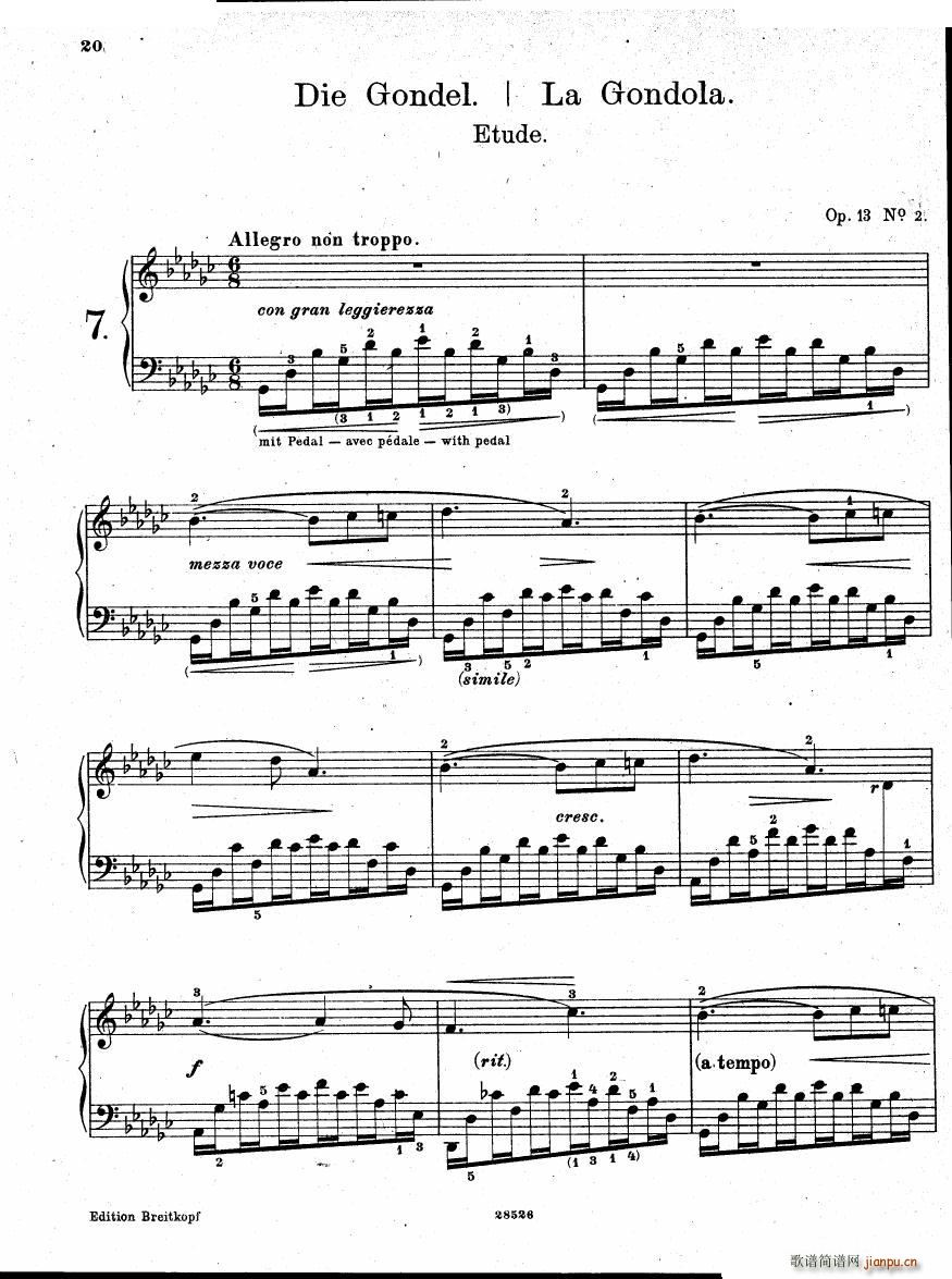 Henselt Piano Solo Album Piano Solo Album(ʮּ)19