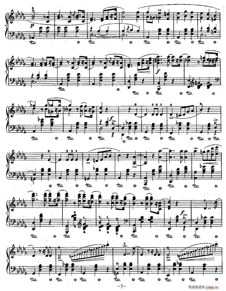 valse brillanteOp.34, No.1(ʮּ)5