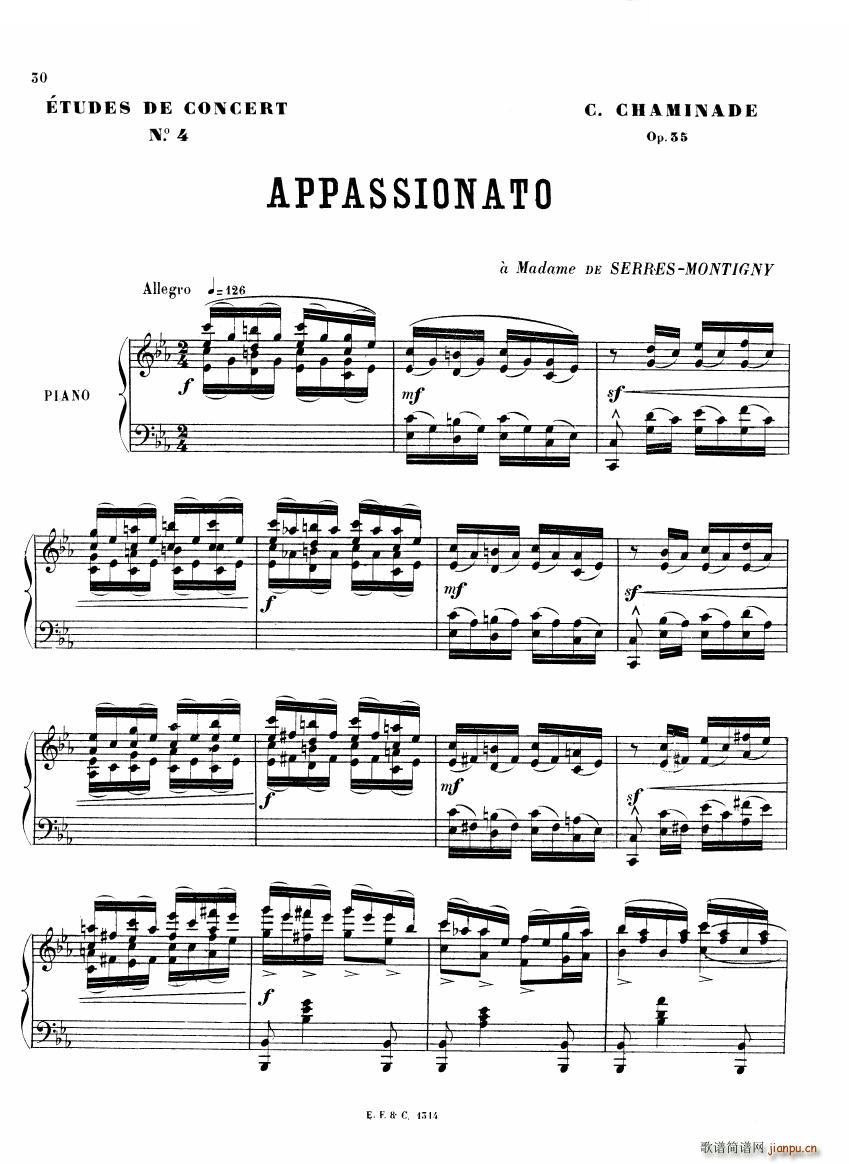 Chaminade 6 Etudes Op35 һ 6 Etudes Op35 һ(ʮּ)30