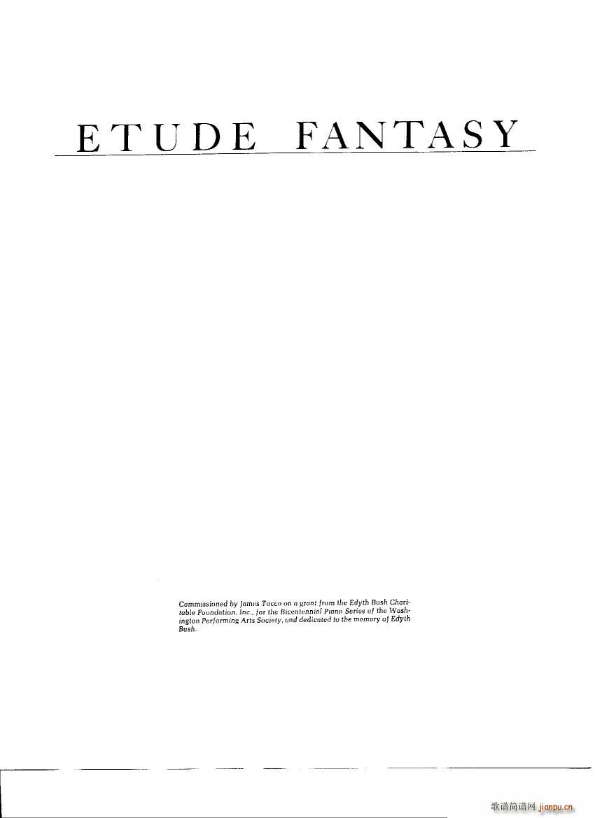 Corigliano Etude Fantasy Etude Fantasy(ʮּ)1