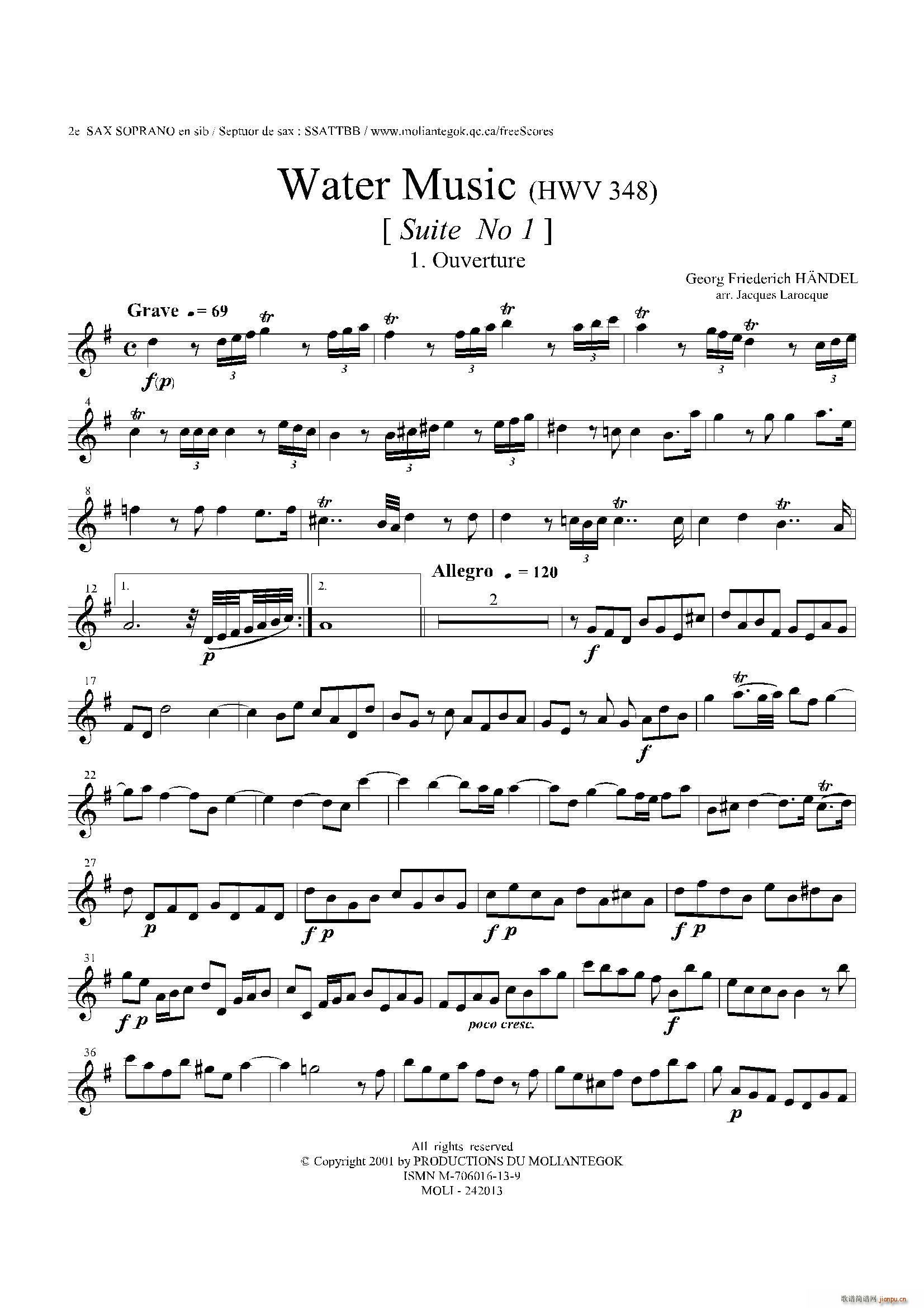 Water Music HWV 348 No 1 ڶ˹(ʮּ)1