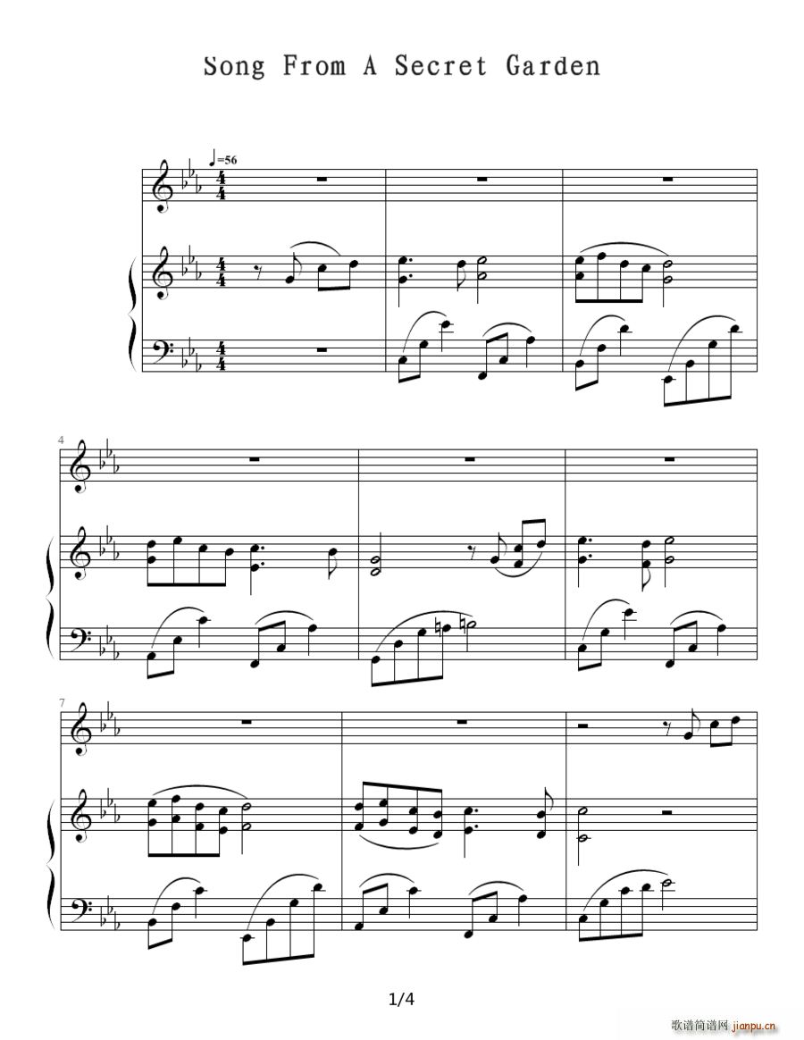 Song From A Secret Garden ٰ()1
