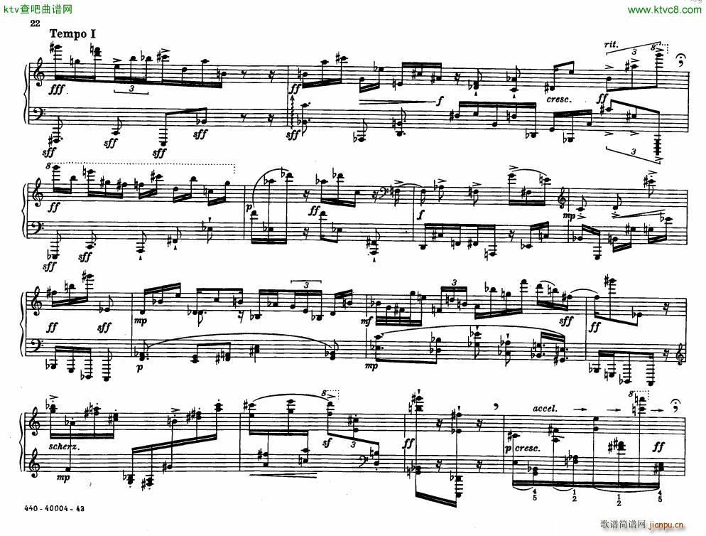 Bolcom 12 etudes for piano()22