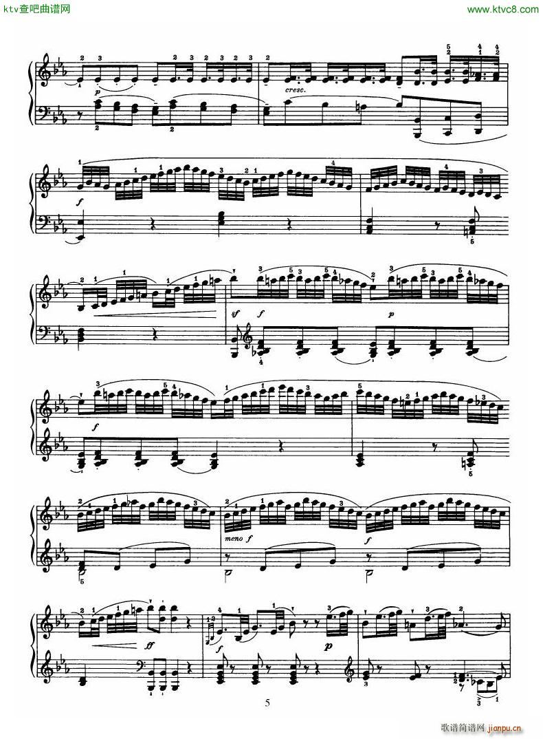 Haydn Piano Sonata No 38 In Eb()5