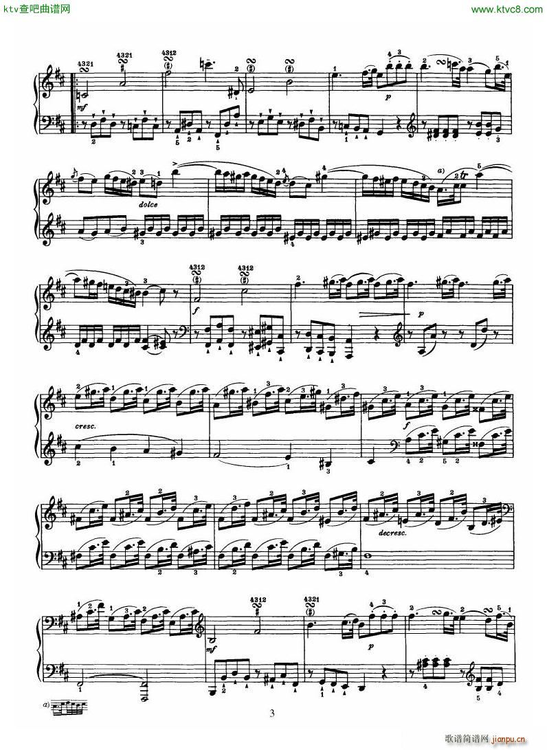 Haydn Piano Sonata No 32 In B()3