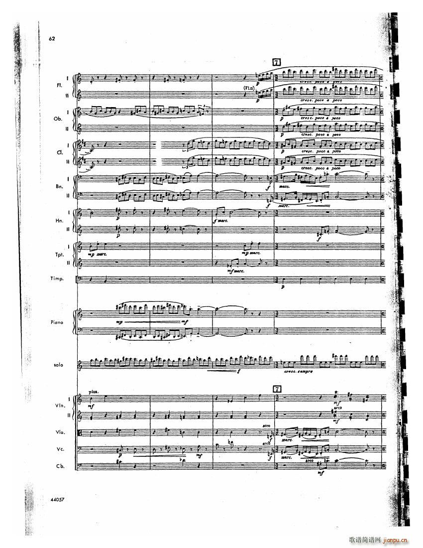 Barber op 14 Violin Concerto Score ()21