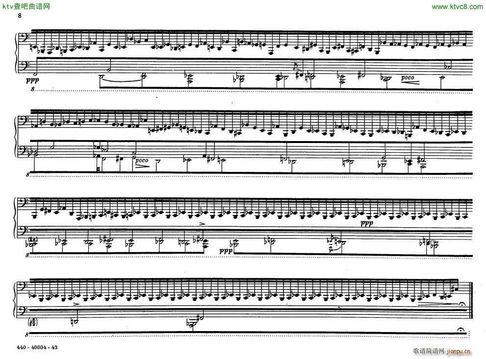 Bolcom 12 etudes for piano()8