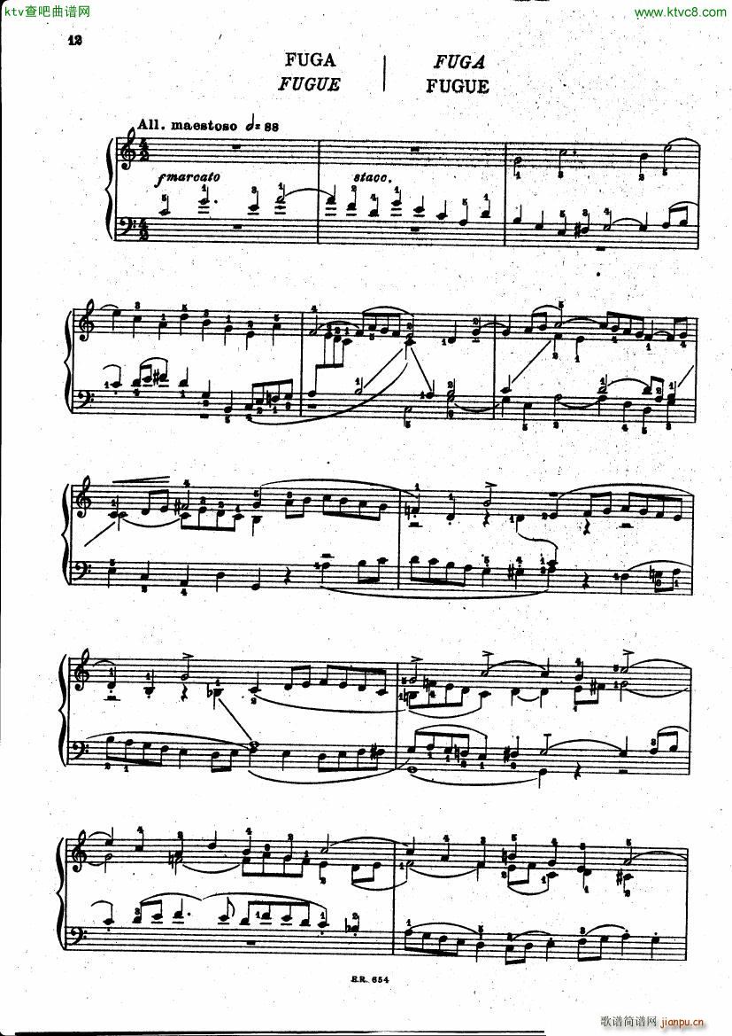 BUSONI Prelude and fugue op21 2()1