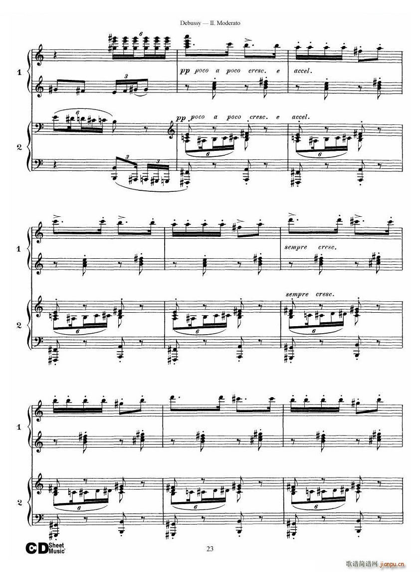 Debussy Printemps II Printemps II(ʮּ)23