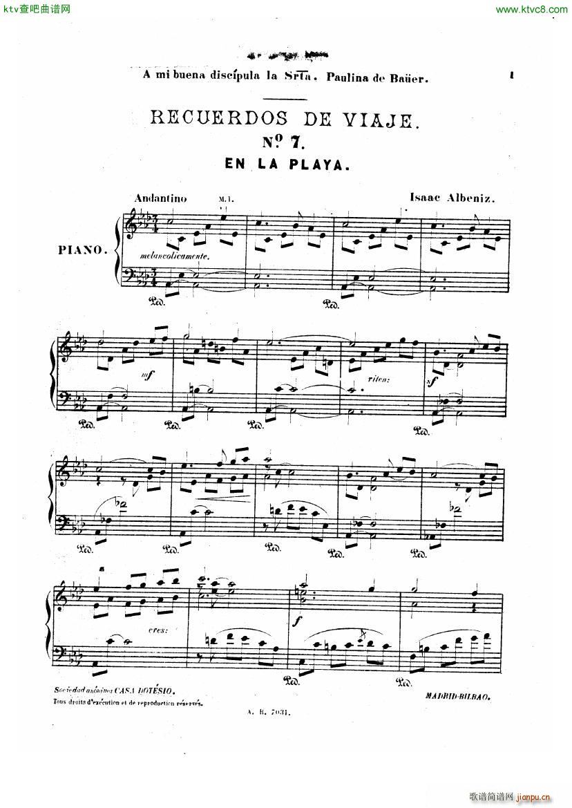 Albeniz op 71 no 6()10