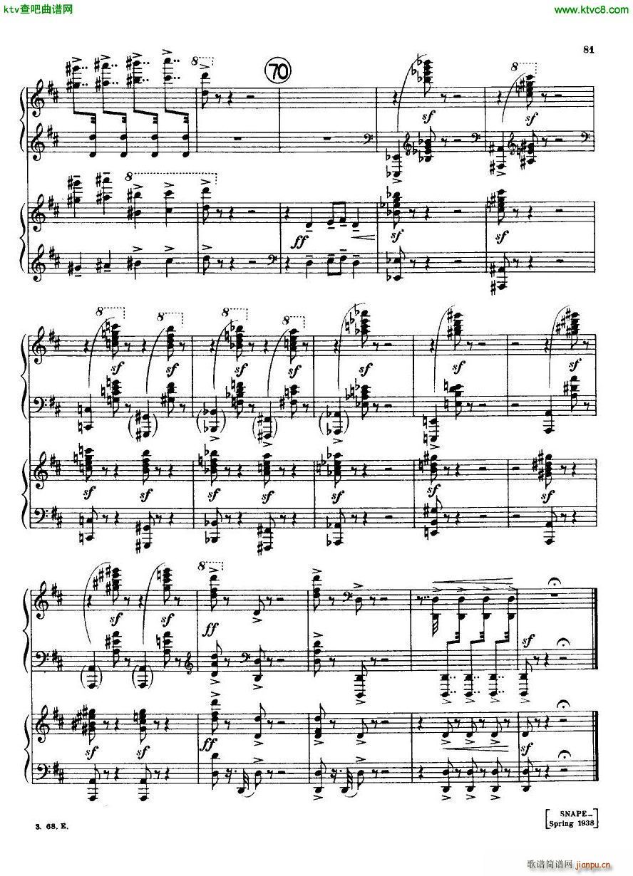 Britten piano concerto op 13 ()29