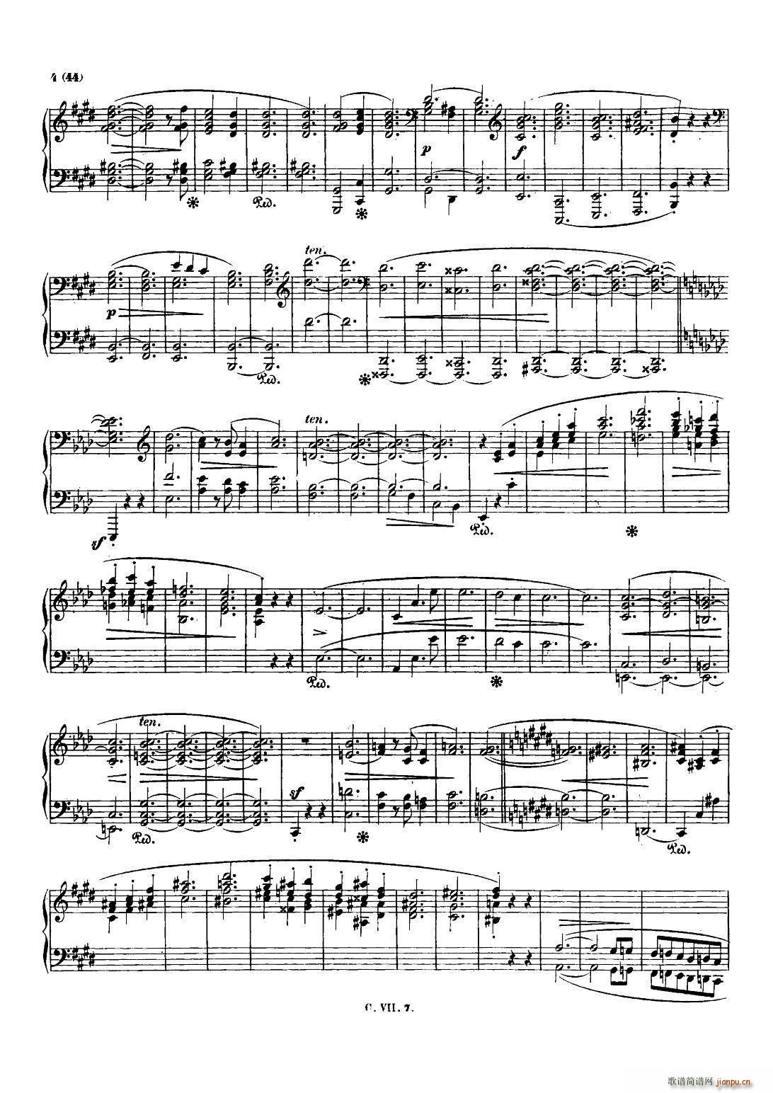 Ф г Chopin Scherzo No 4 E Op 54()3