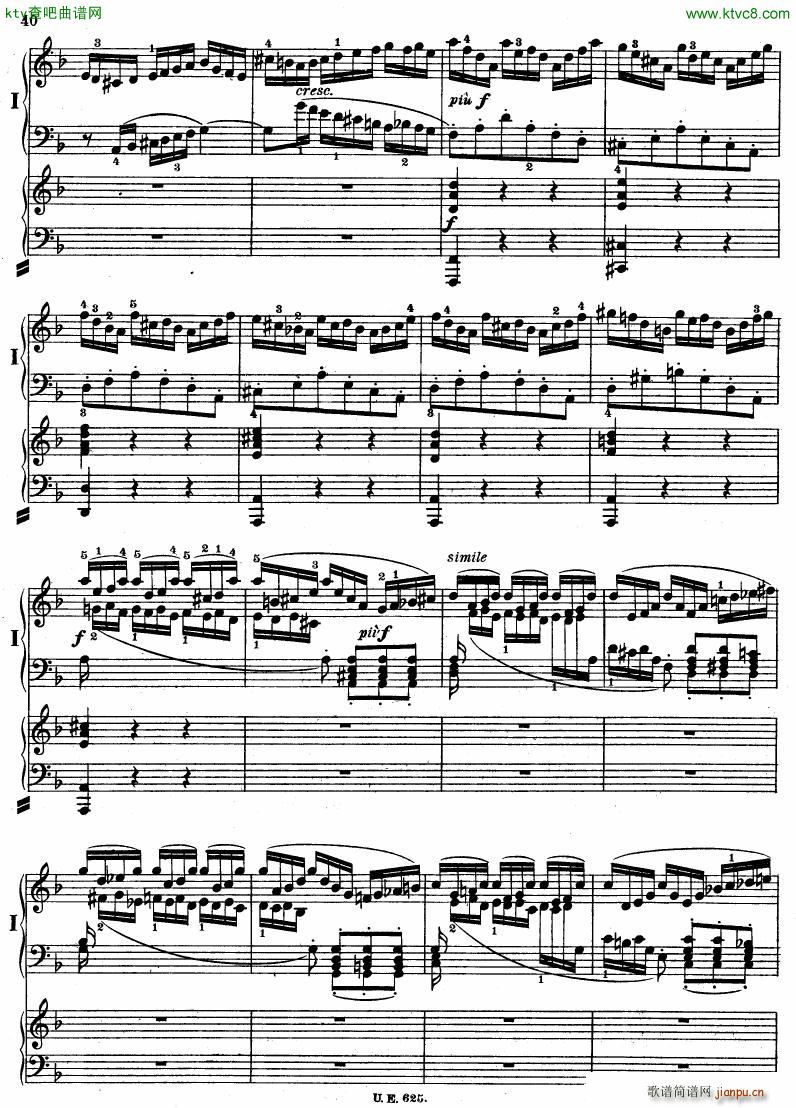 Bach JS BWV 1052 Keyboard Concerto in d ed R ntgen()41