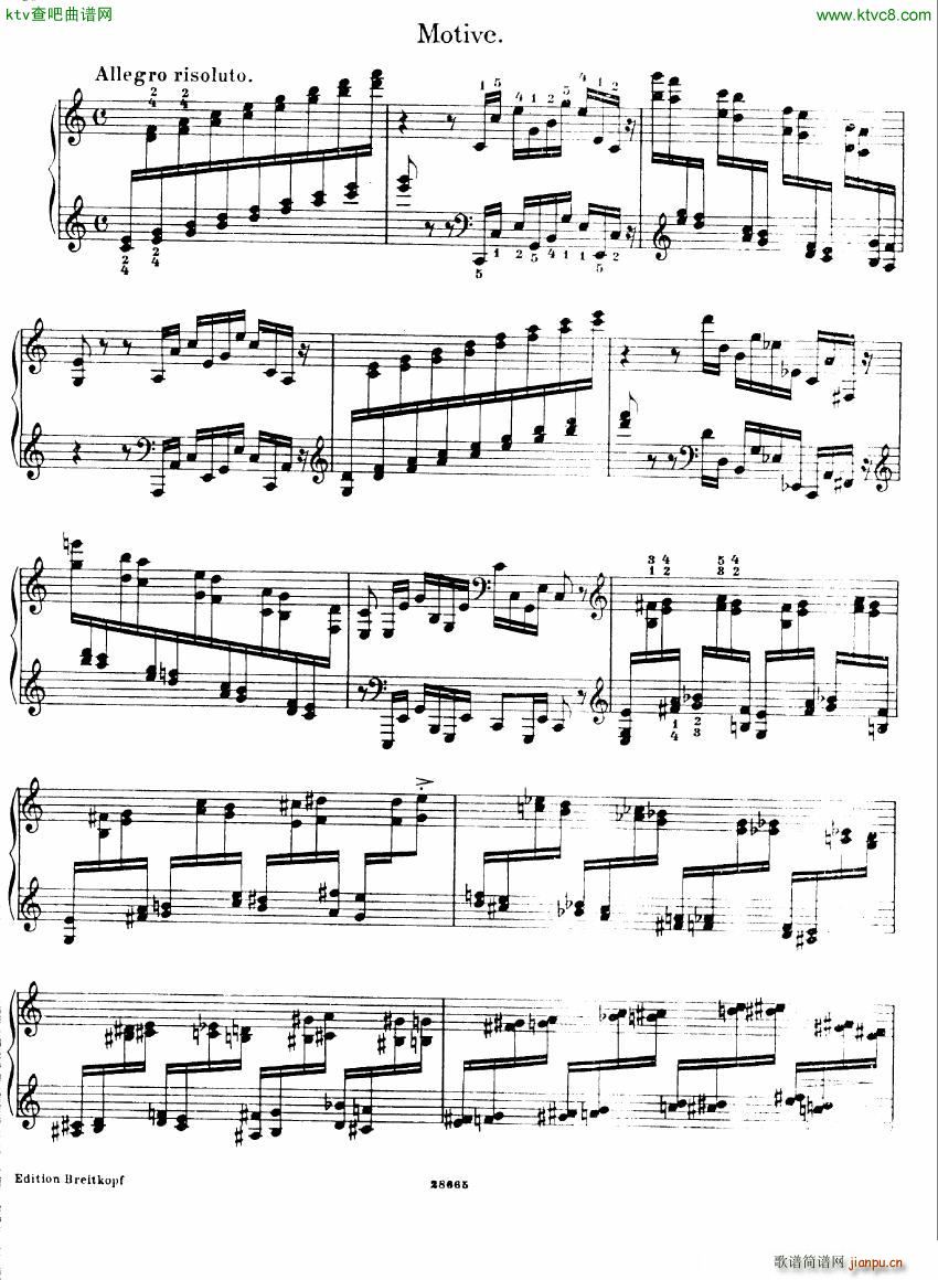 Busoni Etudes 1()16