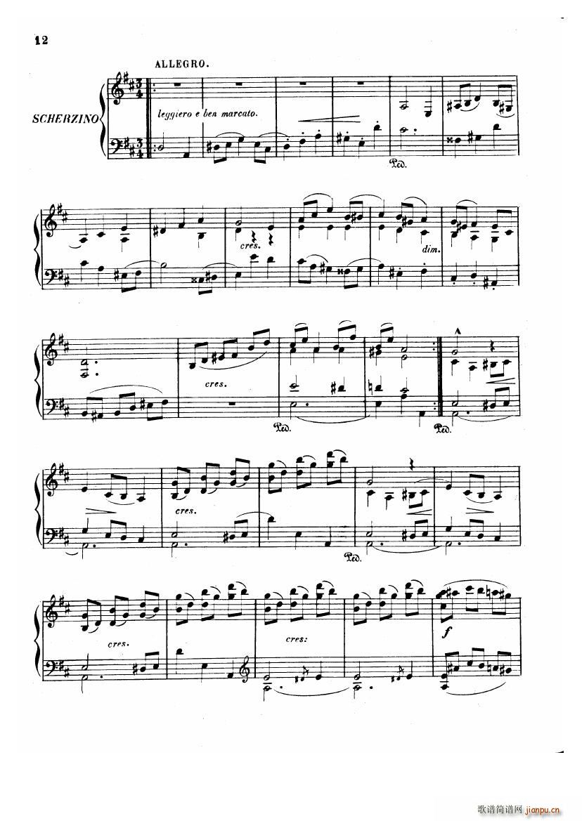 Albeniz op 72 Piano Sonata no 4()12