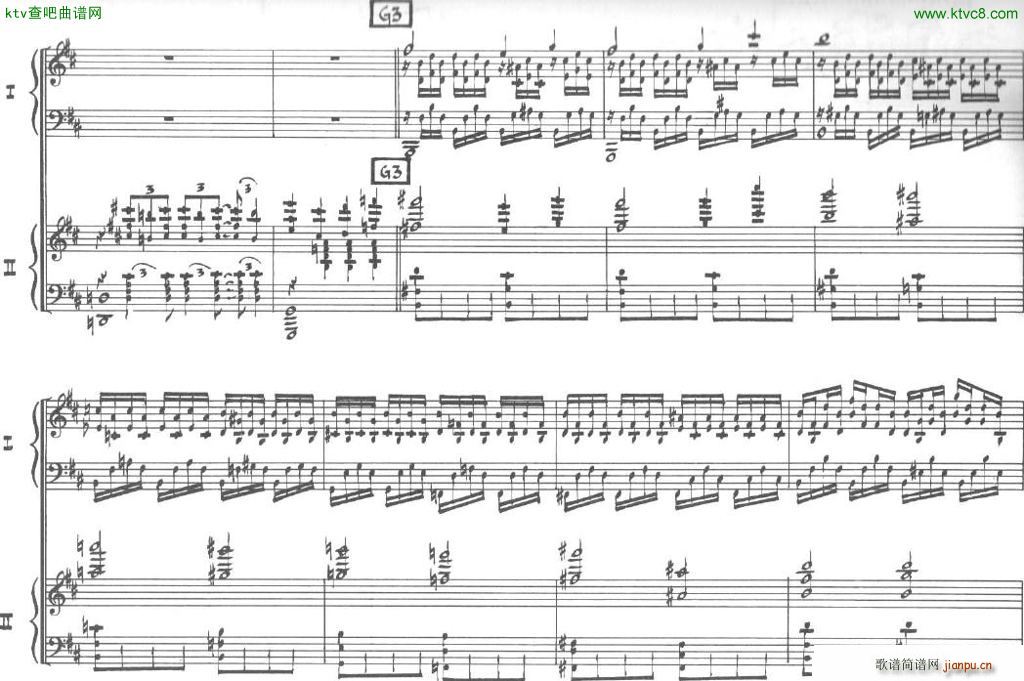 Bolling Sonata for Two Pianist no 2 Part3()11