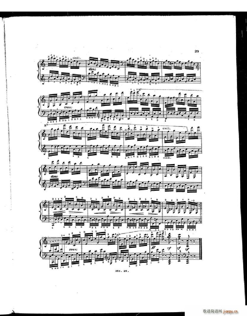 Czerny Etudes de la Velocite()26