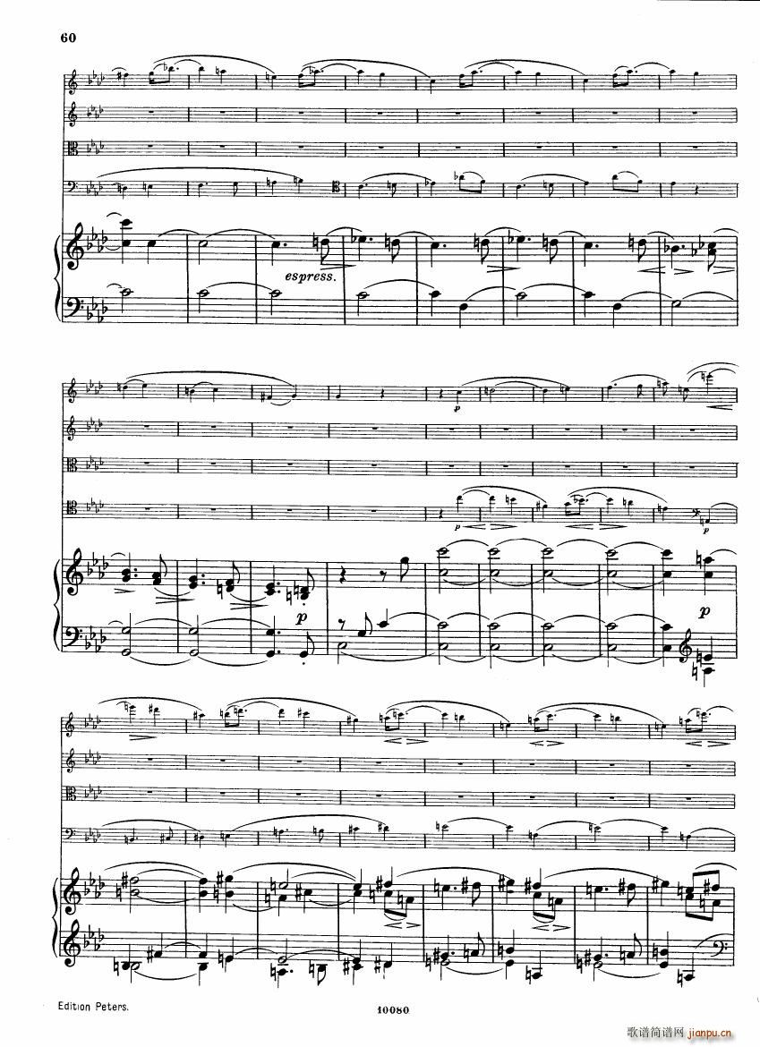 Brahms op 34 Piano Quintet f minor score ()18