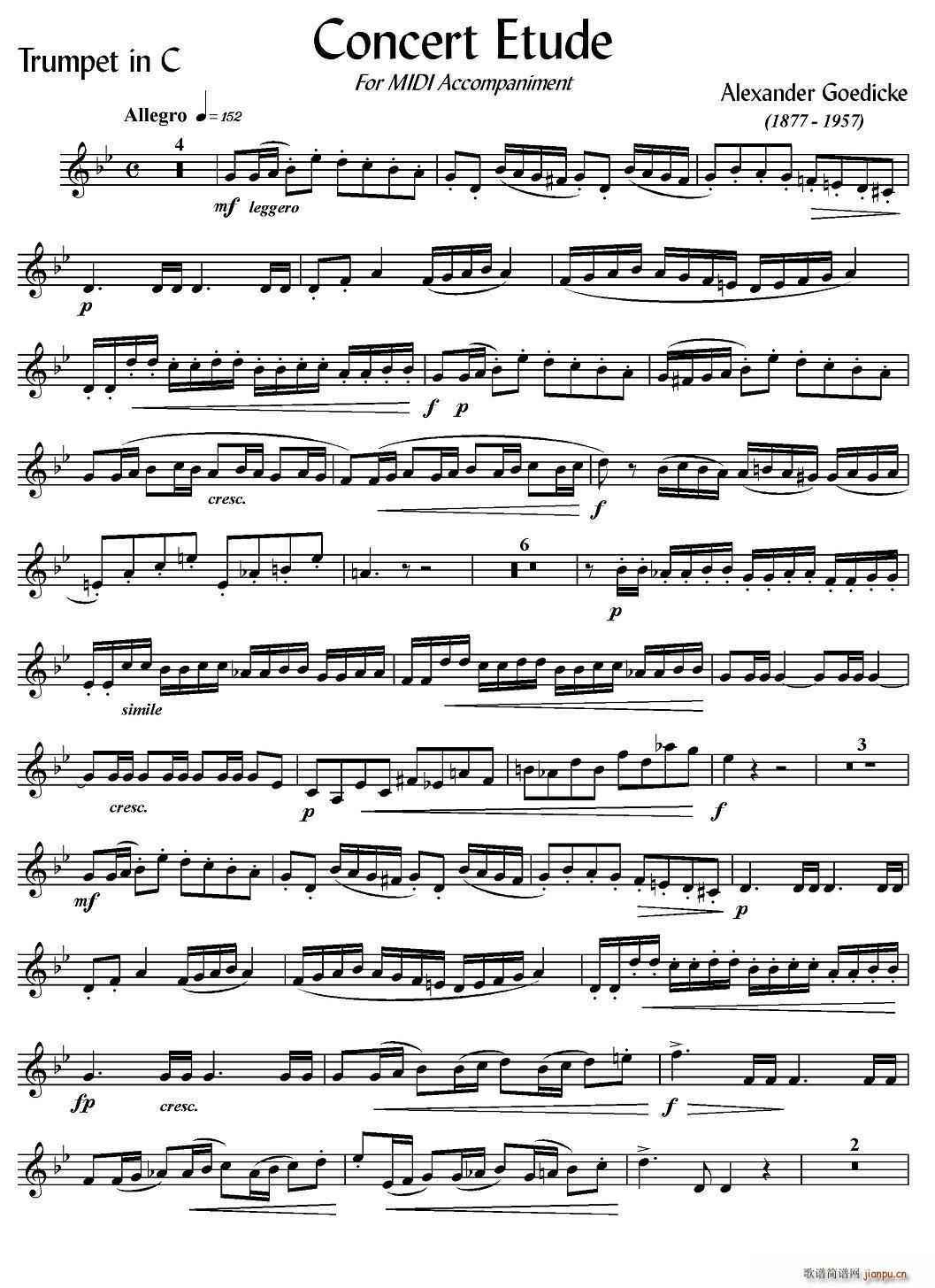 Concert Etude ֻϰ C С ͭ(ʮּ)1