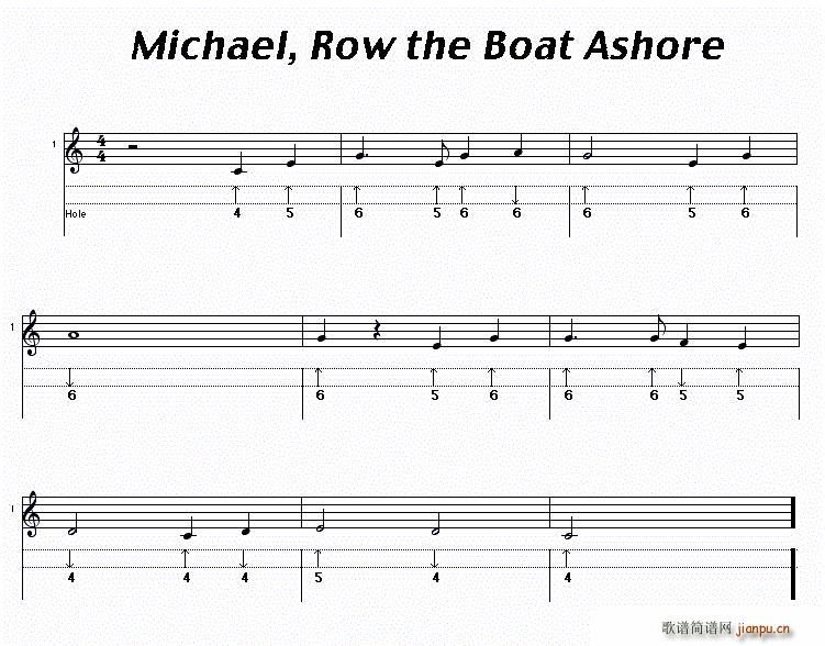 Michael Row the Boat Ashore ³˹()1