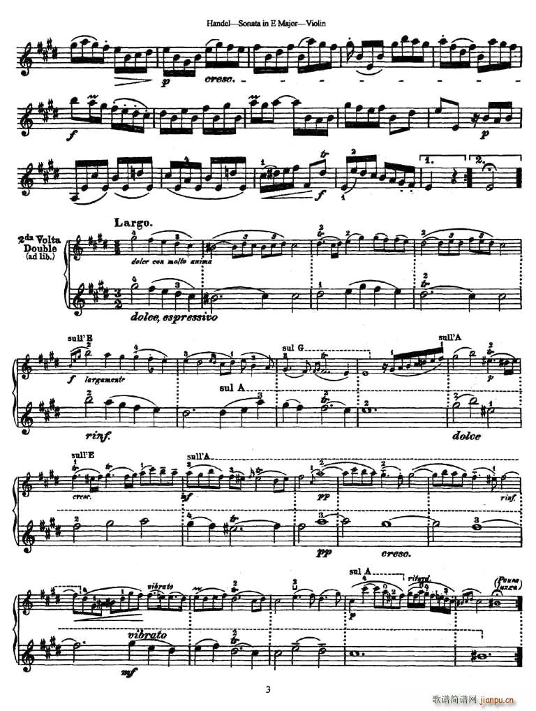 Sonata in E Major(ʮּ)3