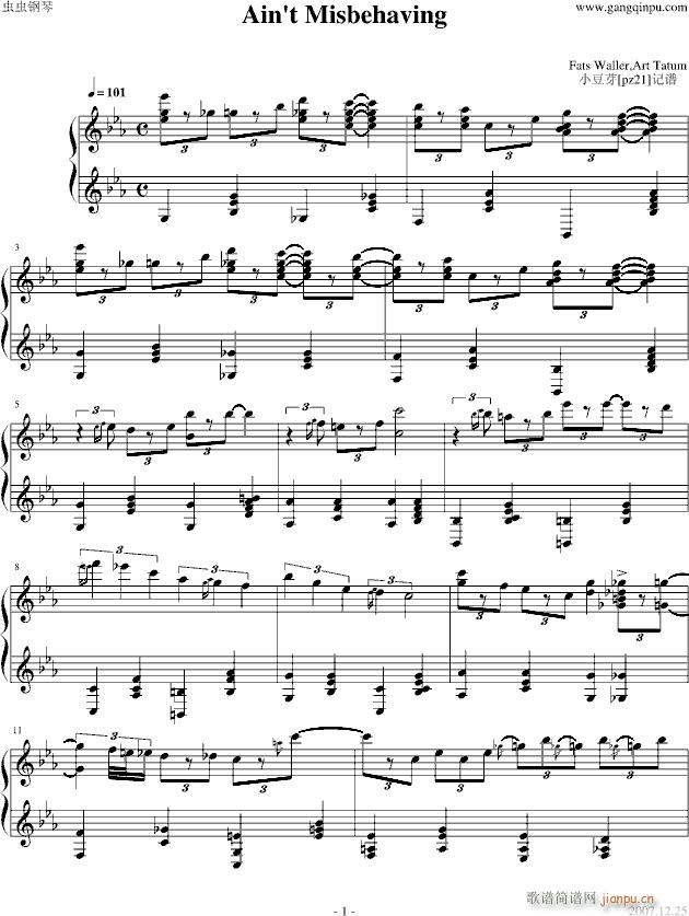 Aint   Misbehavin()1