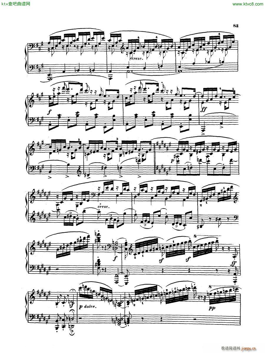 Hummel Sonata in F sharp minor Op 81()10