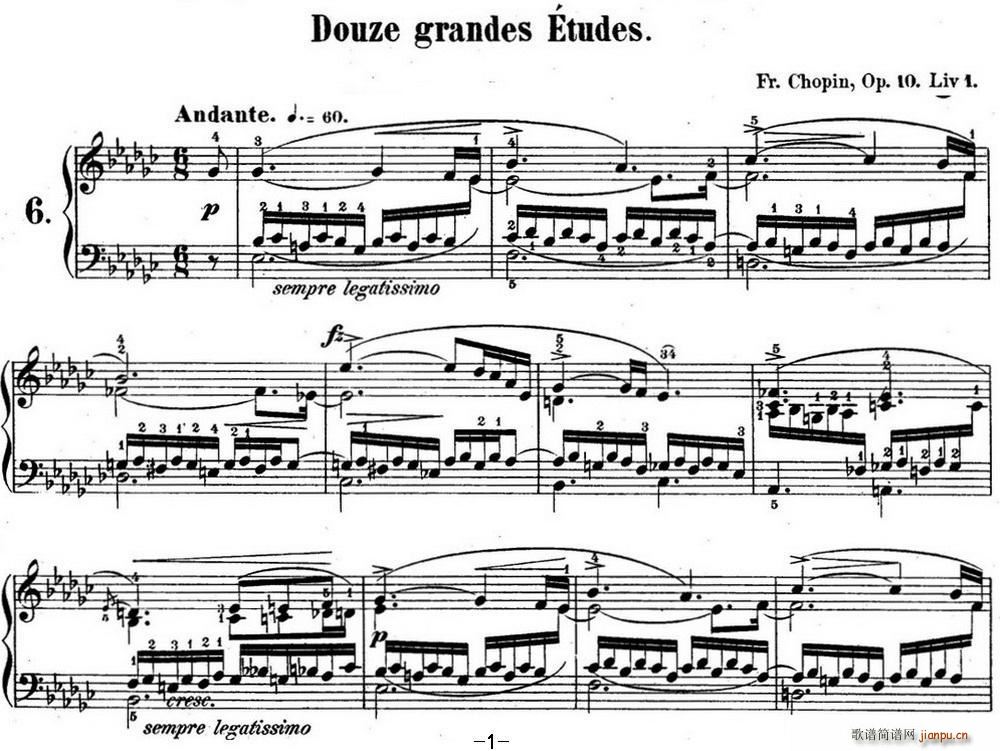 Фϰ6 Op 10 No 6 eС Eb minor()1